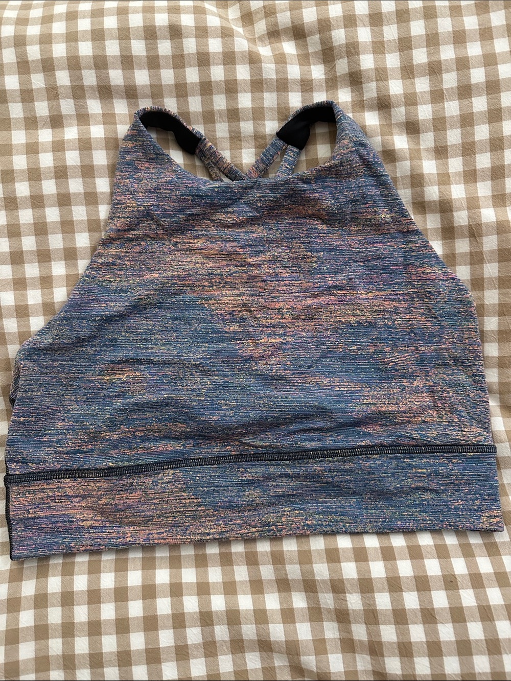 Lululemon Multicolor Heathered Sports Bra - High Neck